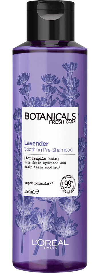 botanicals lavender sensitive hair and scalp therapy vegan shampoo oil